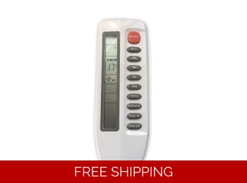 AirCon Silver Series Mini Split Remote Control Ductless AC Units